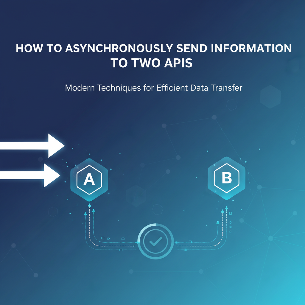 How to Asynchronously Send Information to Two APIs