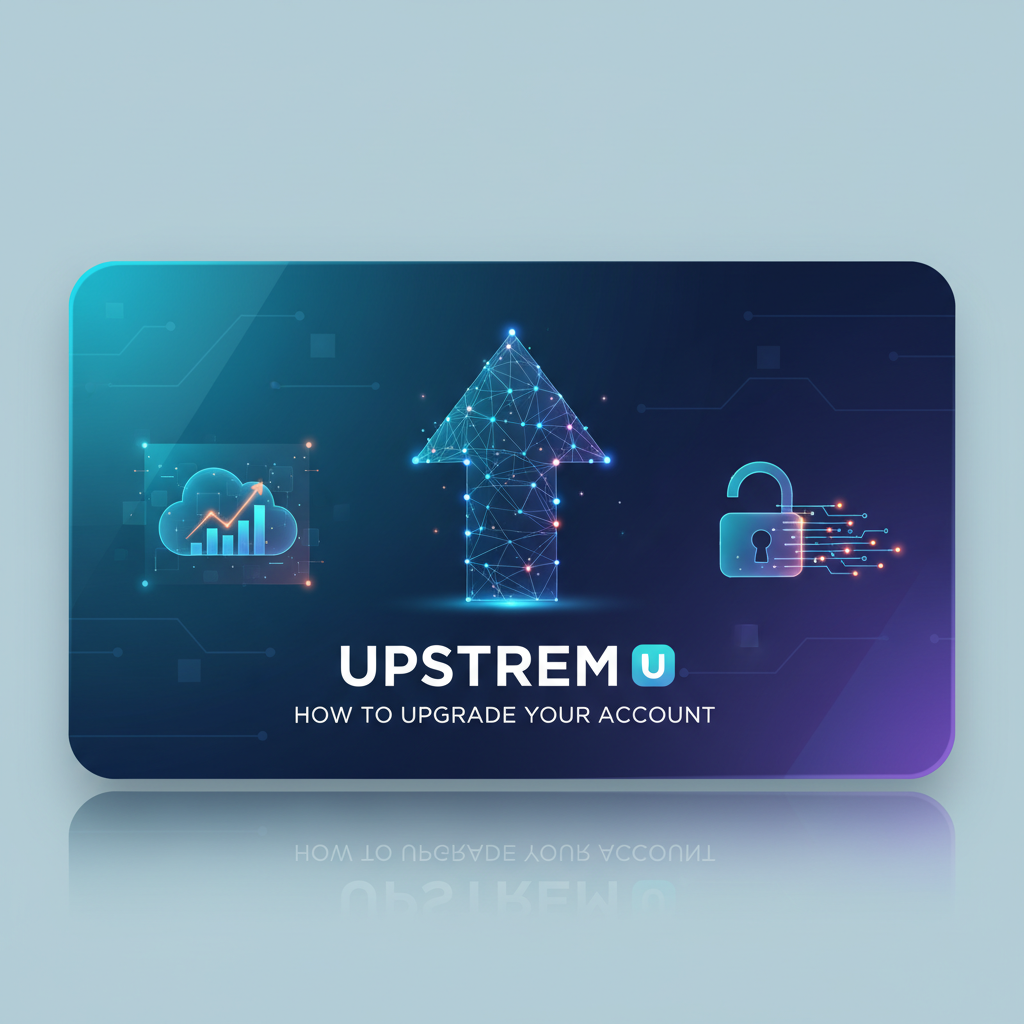 How to Upgrade Your Upstrem Account