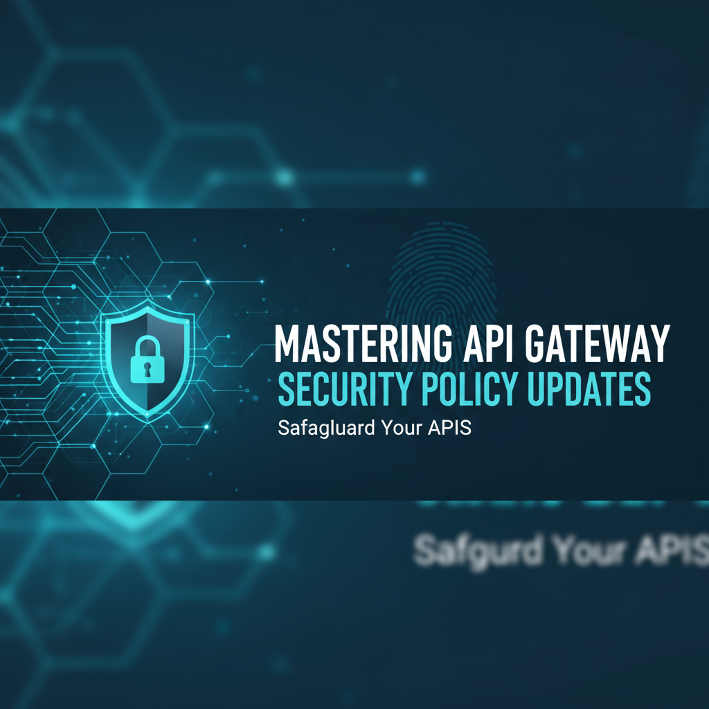 Mastering API Gateway Security Policy Updates