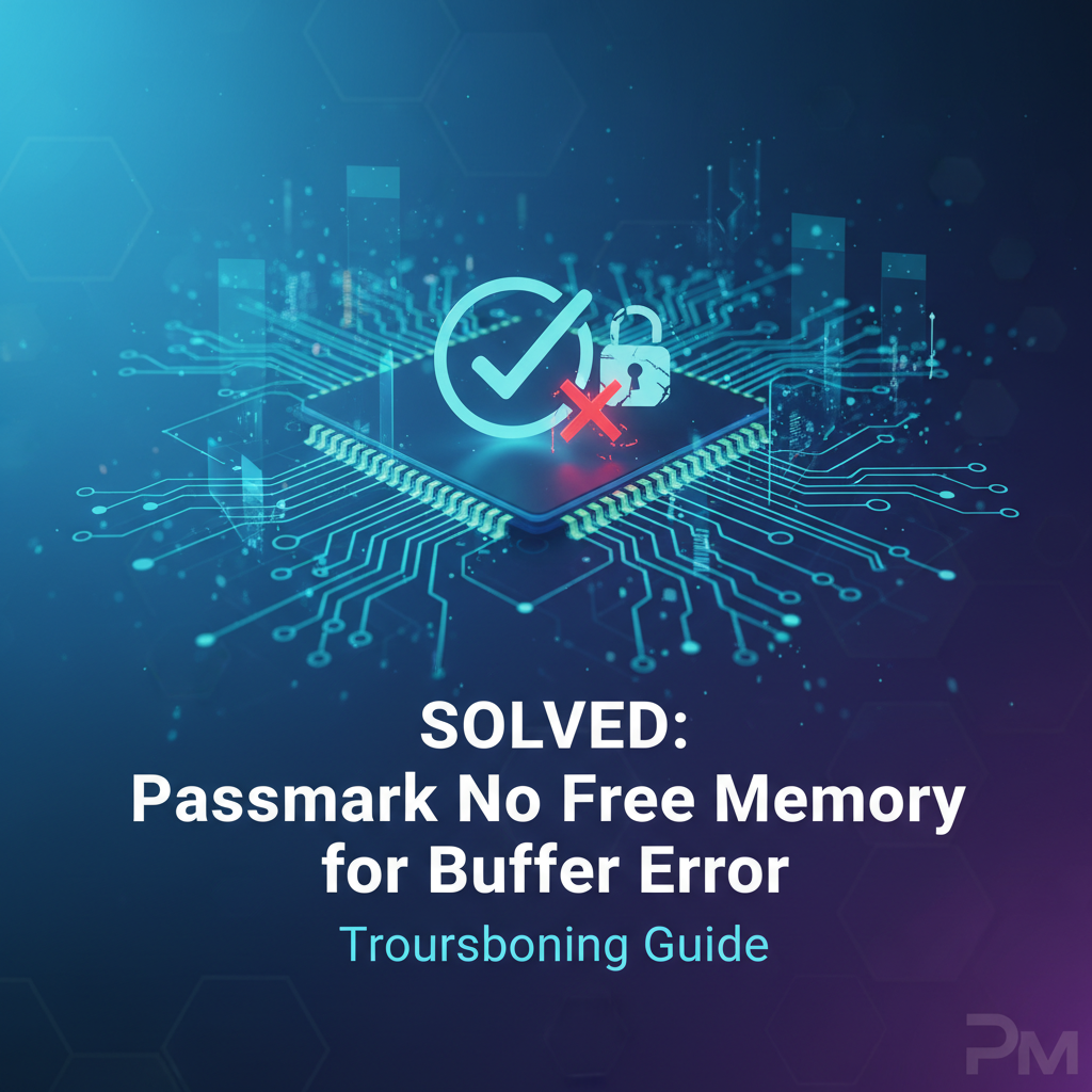 Solved: Passmark No Free Memory for Buffer Error