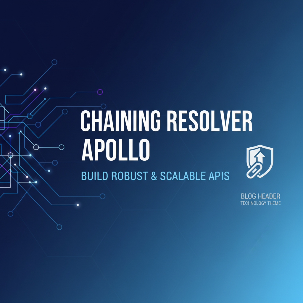 Chaining Resolver Apollo: Build Robust & Scalable APIs