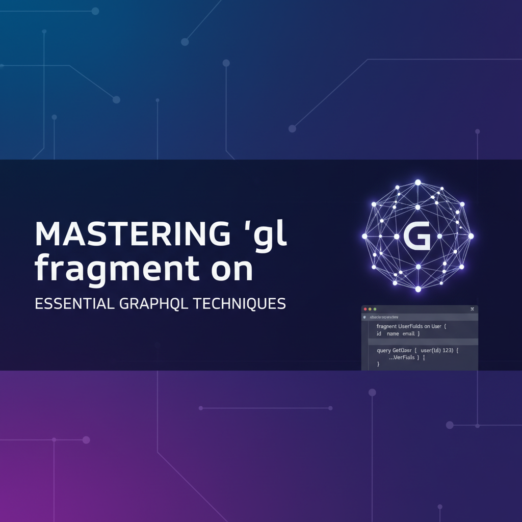 Mastering `gql fragment on`: Essential GraphQL Techniques