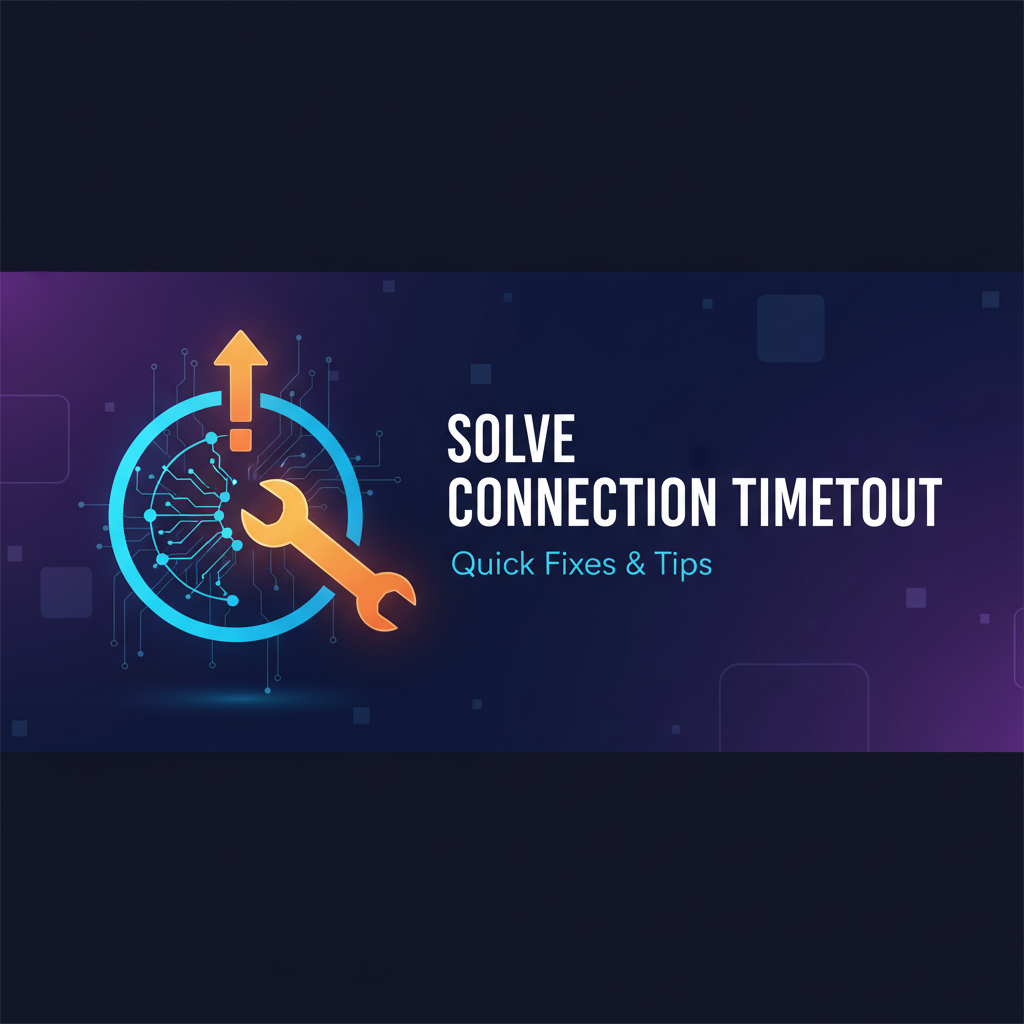 Solve Connection Timeout: Quick Fixes & Tips