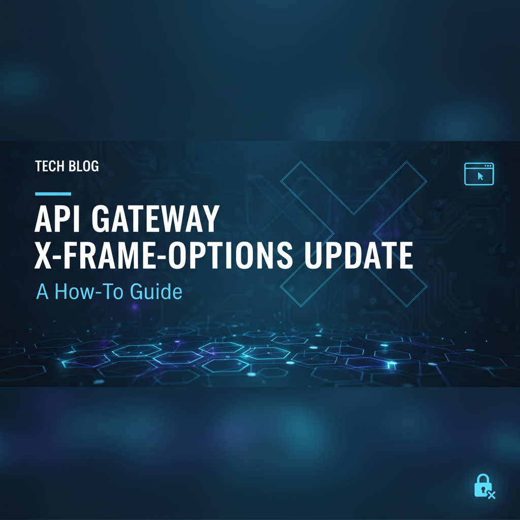 API Gateway X-Frame-Options Update: A How-To Guide