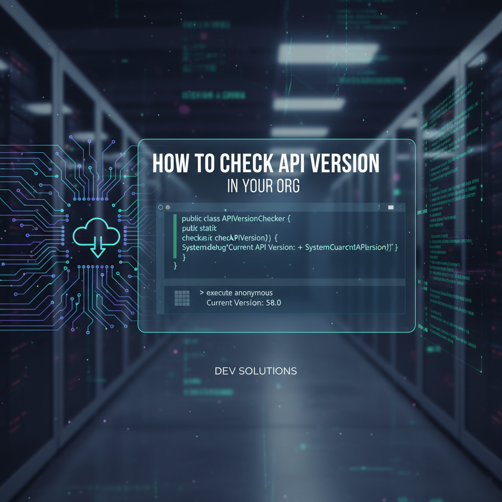 How to Check API Version in Your Org