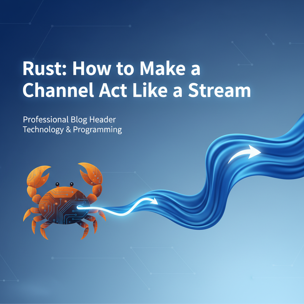 Rust: How to Make a Channel Act Like a Stream