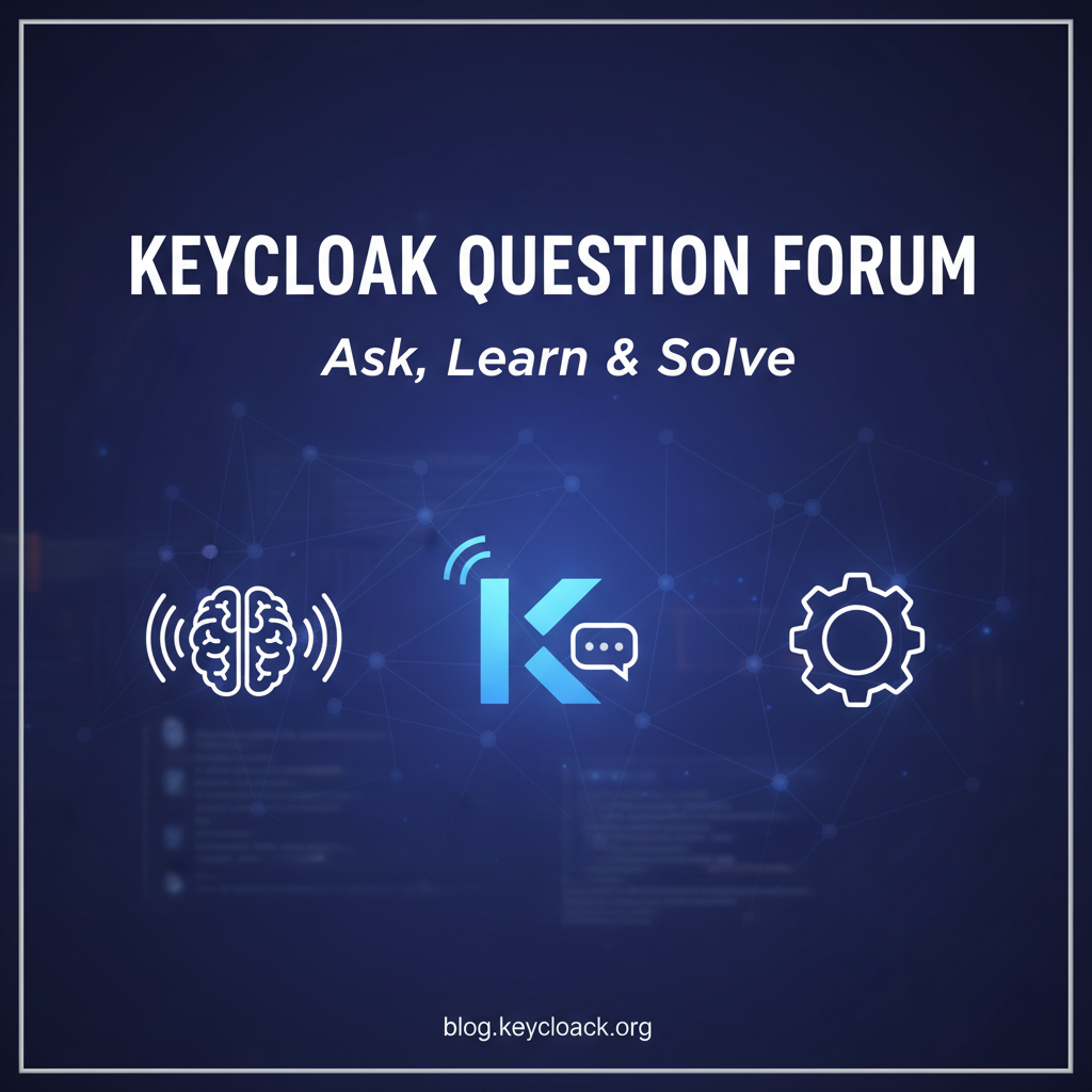 Keycloak Question Forum: Ask, Learn & Solve