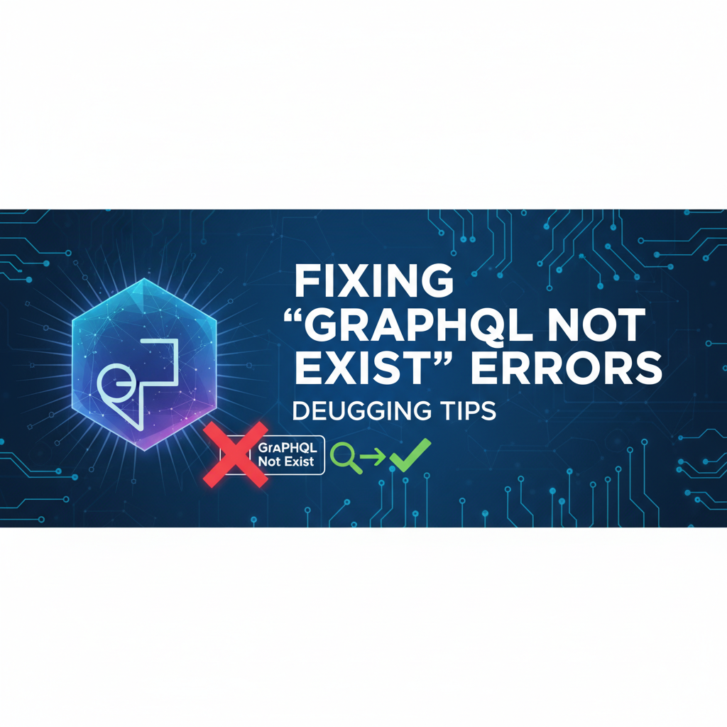 Fixing "GraphQL Not Exist" Errors: Debugging Tips
