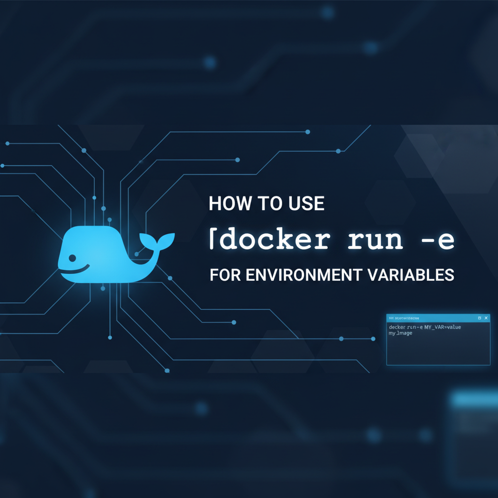 How to Use `docker run -e` for Environment Variables