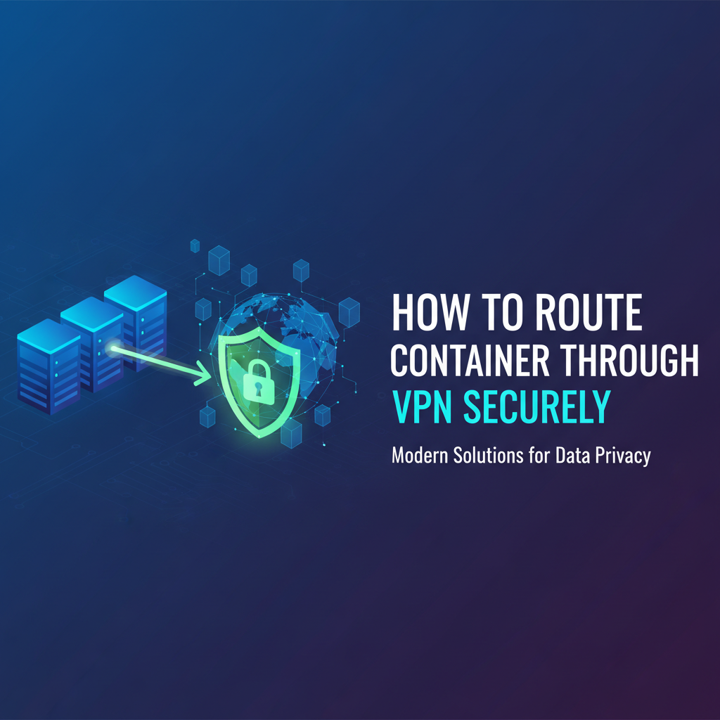 How to Route Container Through VPN Securely