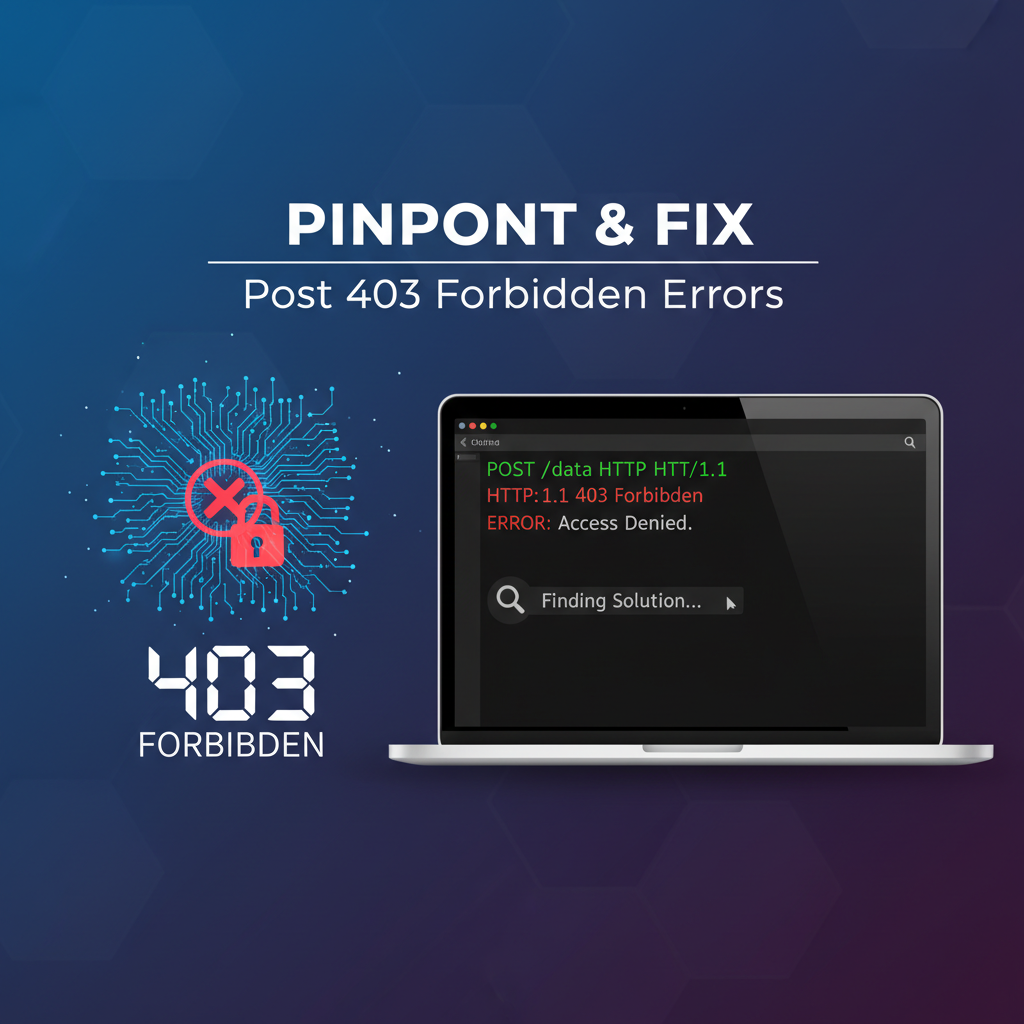 Pinpoint & Fix Post 403 Forbidden Errors