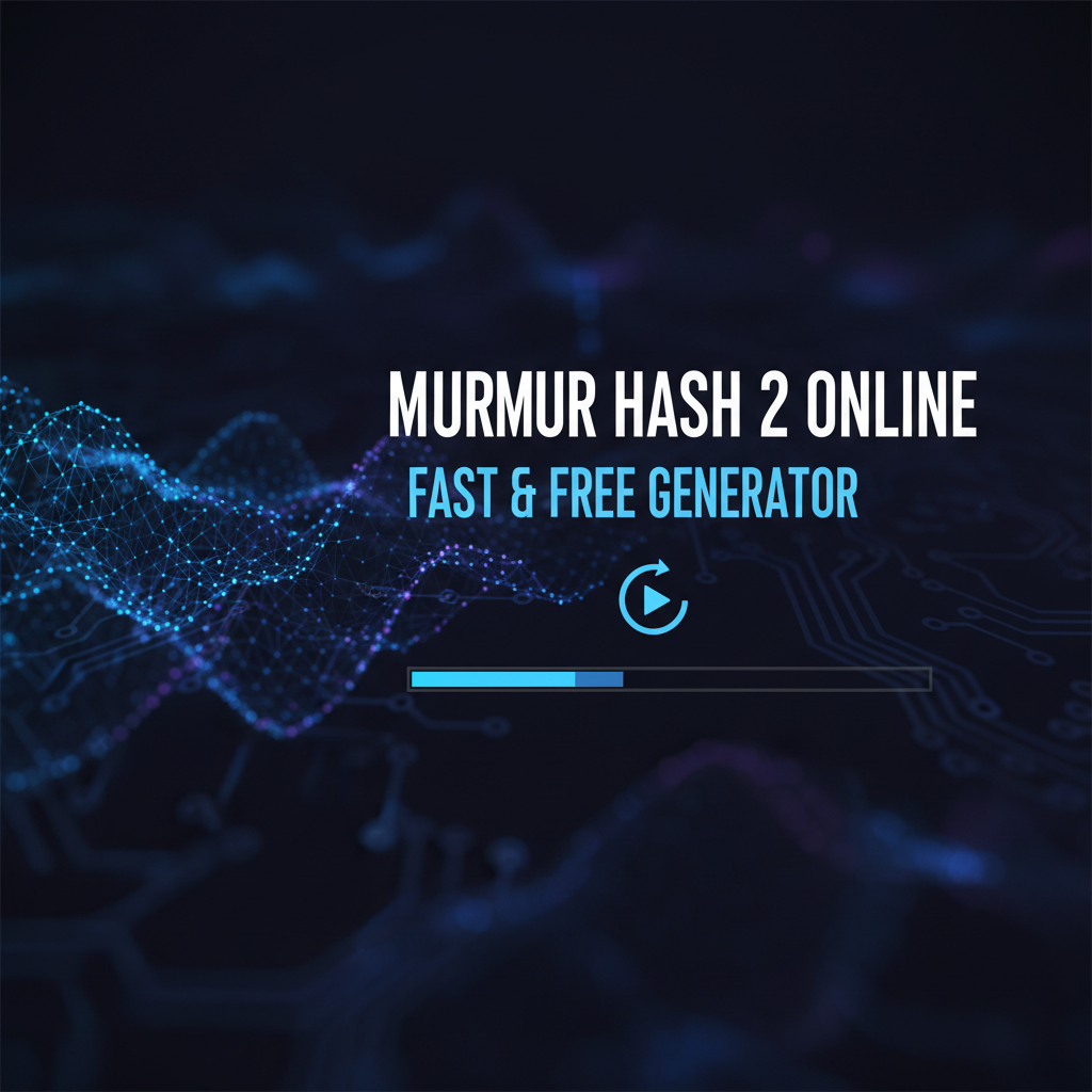 Murmur Hash 2 Online: Fast & Free Generator