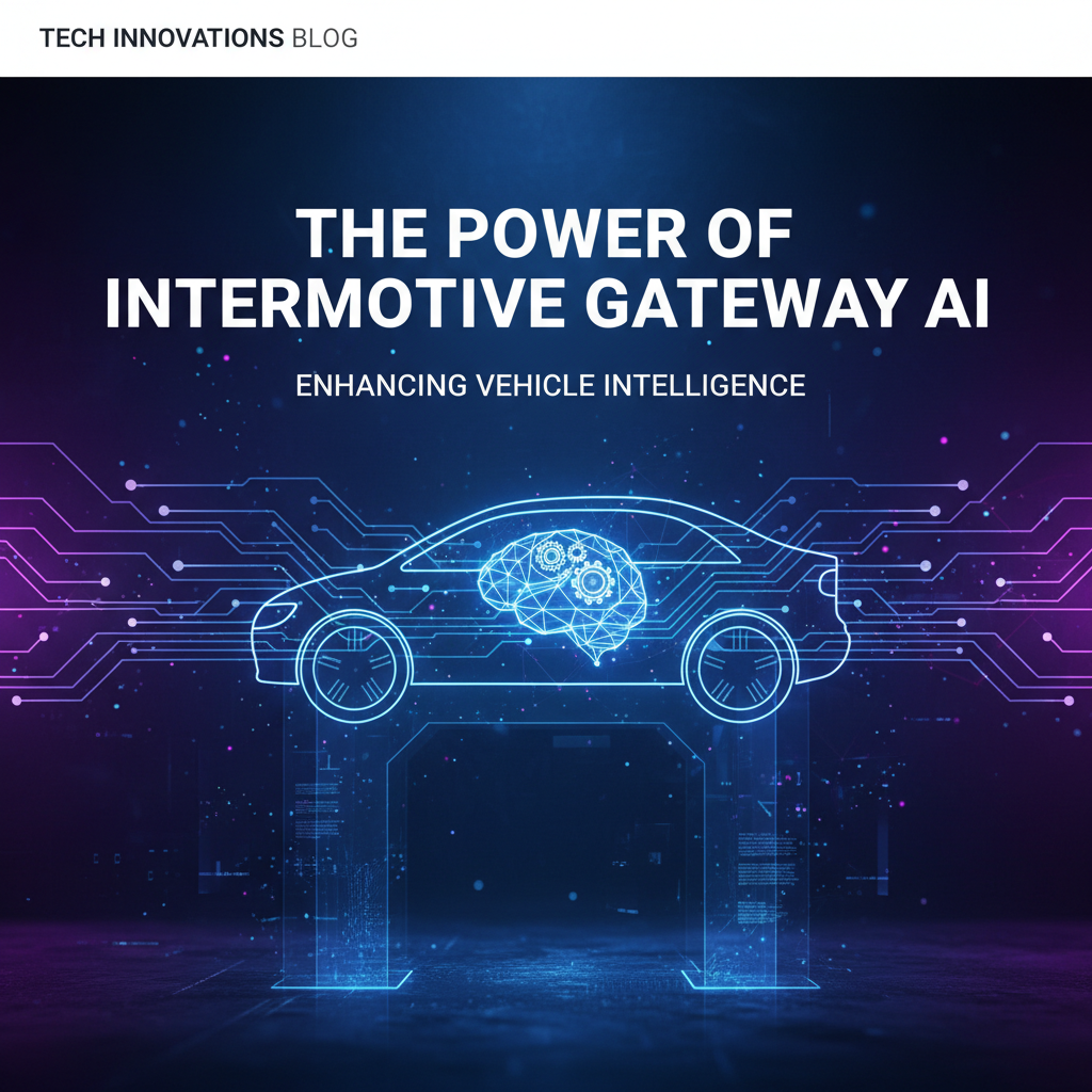 The Power of Intermotive Gateway AI: Enhancing Vehicle Intelligence