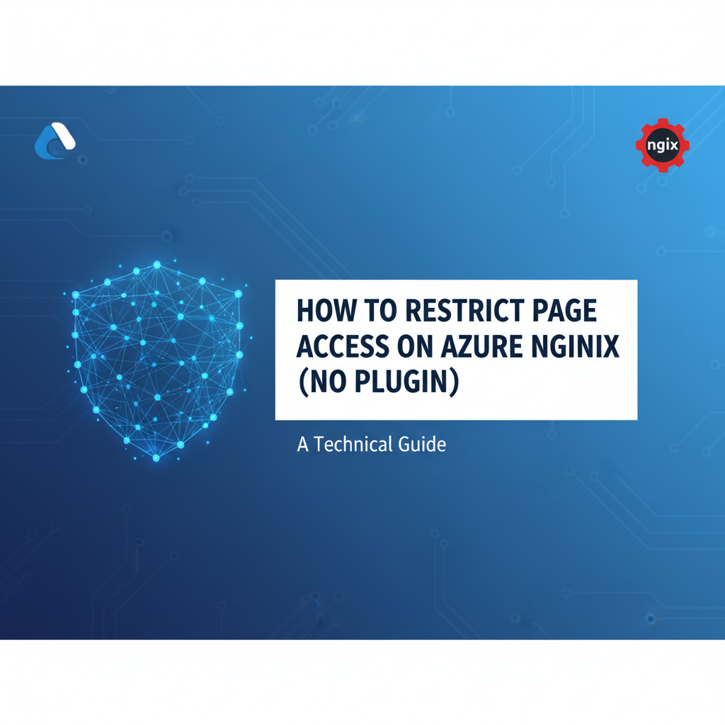 How to Restrict Page Access on Azure Nginx (No Plugin)