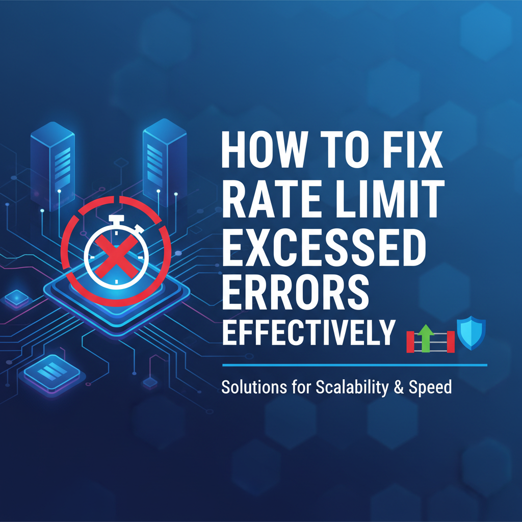 How to Fix Rate Limit Exceeded Errors Effectively