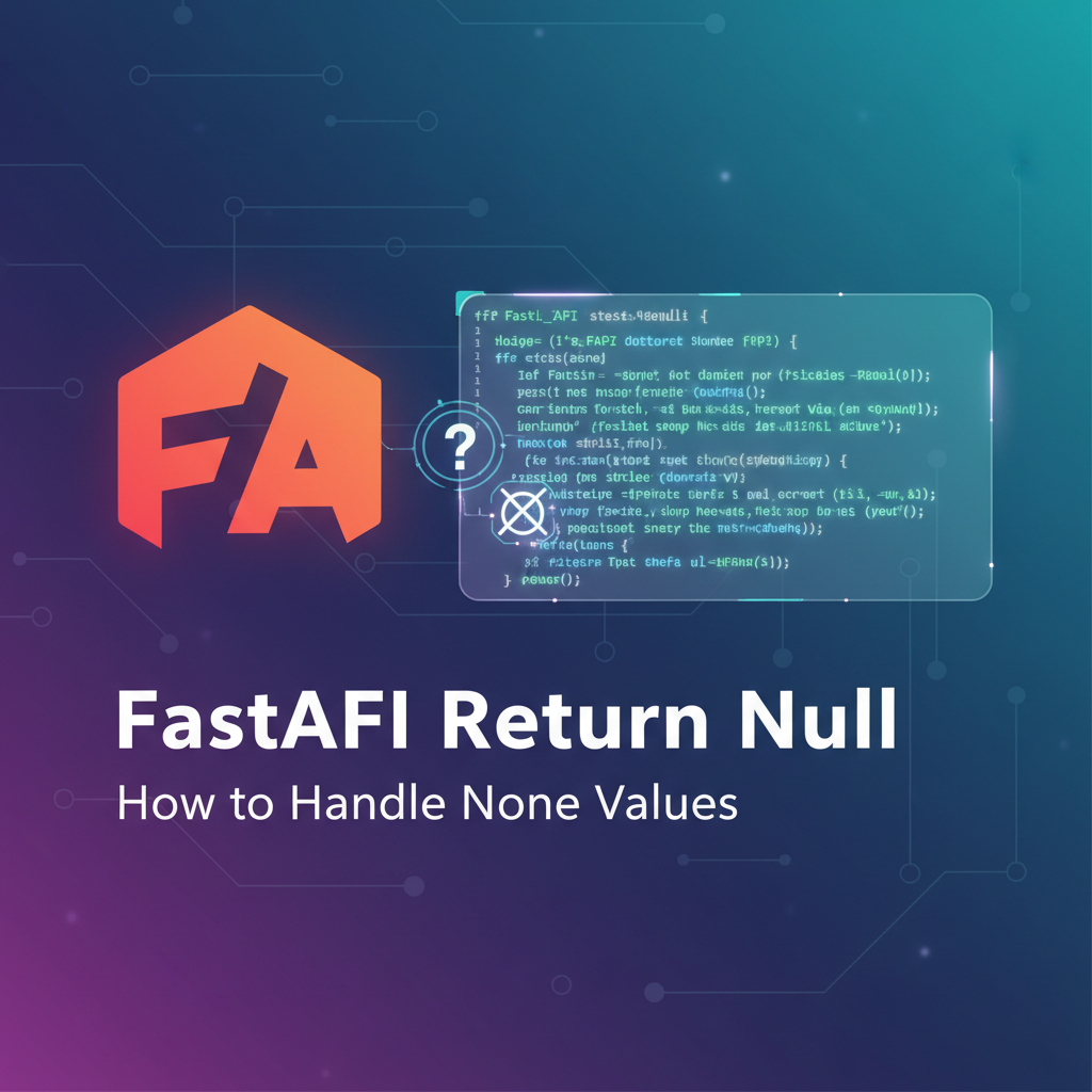 FastAPI Return Null: How to Handle None Values