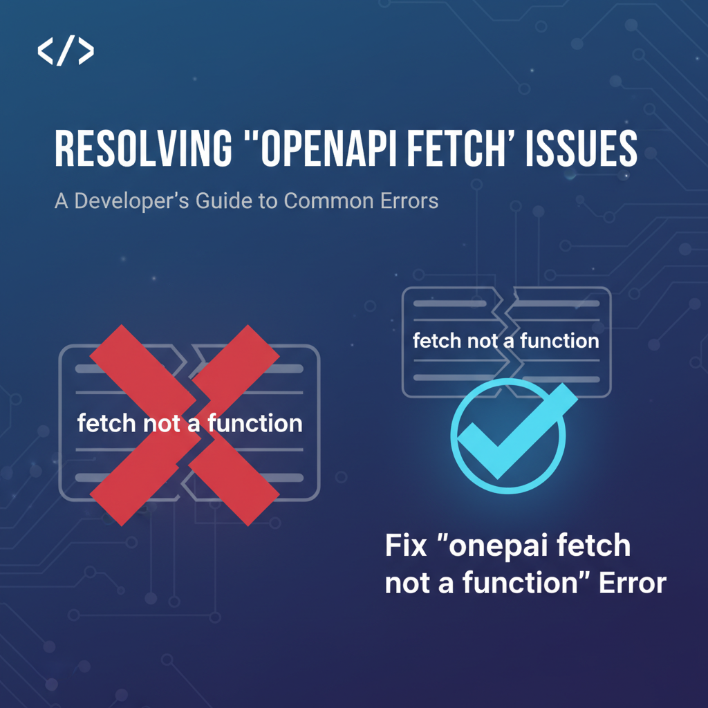 Fix 'openapi fetch not a function' Error