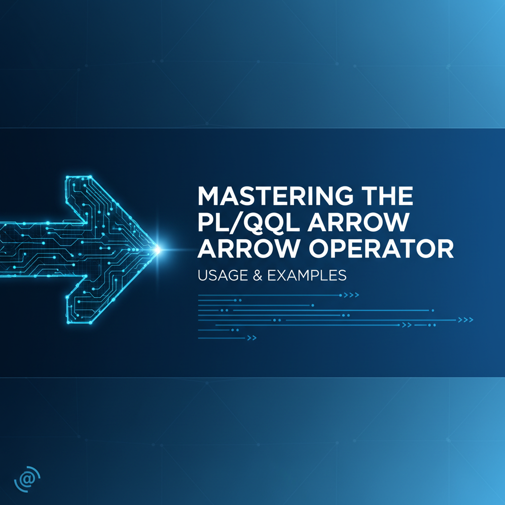 Mastering the PLSQL Arrow Operator: Usage & Examples