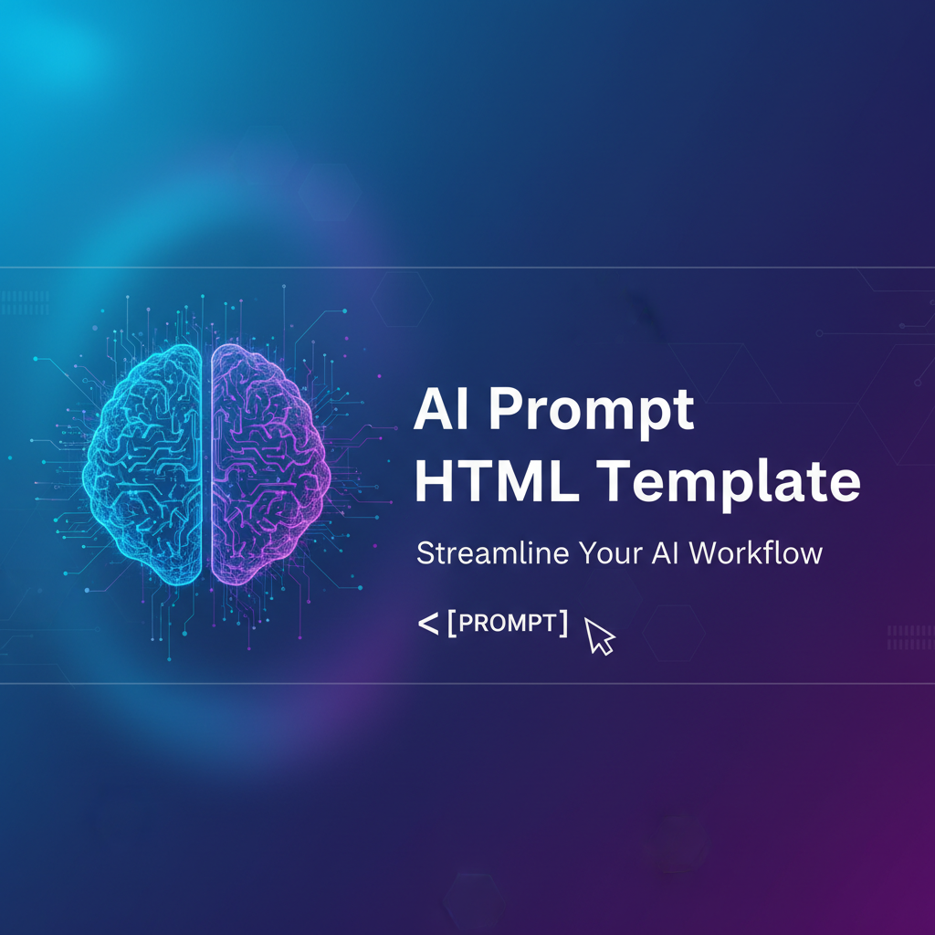 AI Prompt HTML Template: Streamline Your AI Workflow