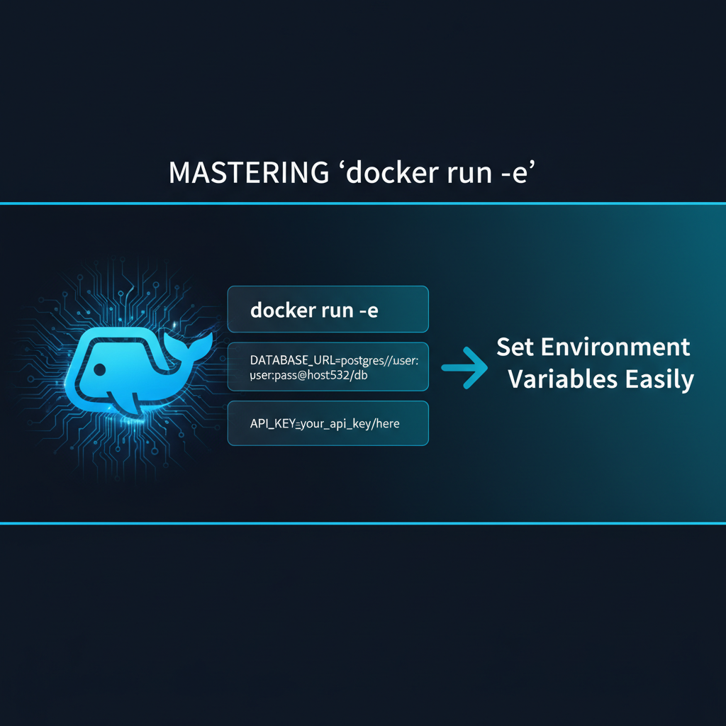 Master `docker run -e`: Set Environment Variables Easily