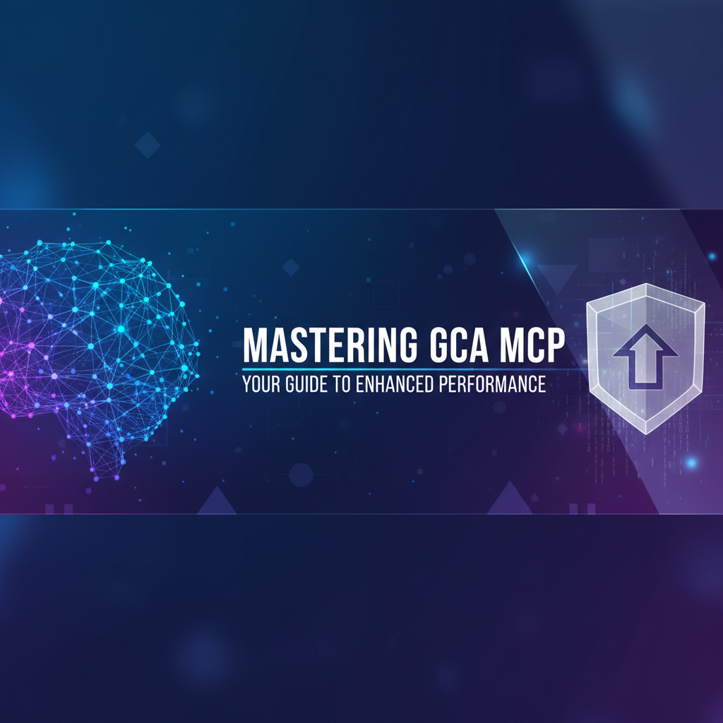 Mastering GCA MCP: Your Guide to Enhanced Performance