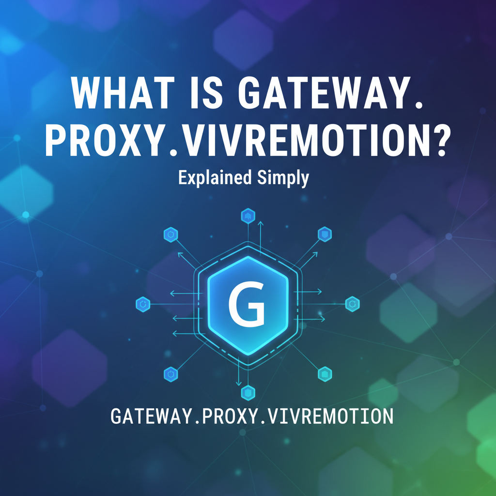 What is gateway.proxy.vivremotion: Explained Simply