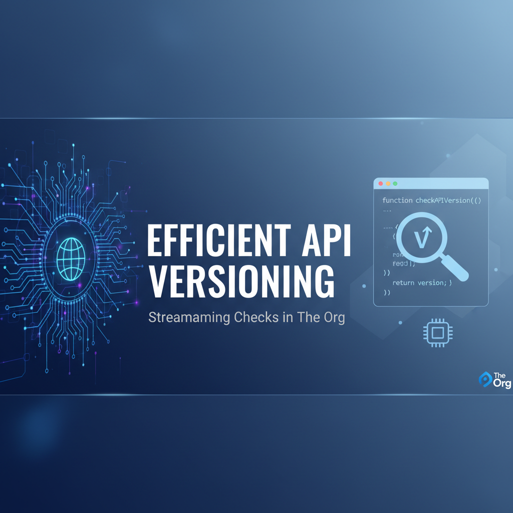 Efficiently Checking API Version in The Org