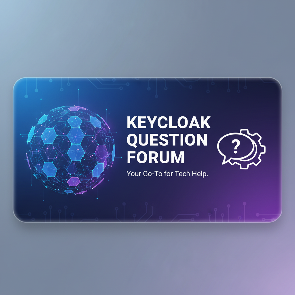 Keycloak Question Forum: Your Go-To for Tech Help