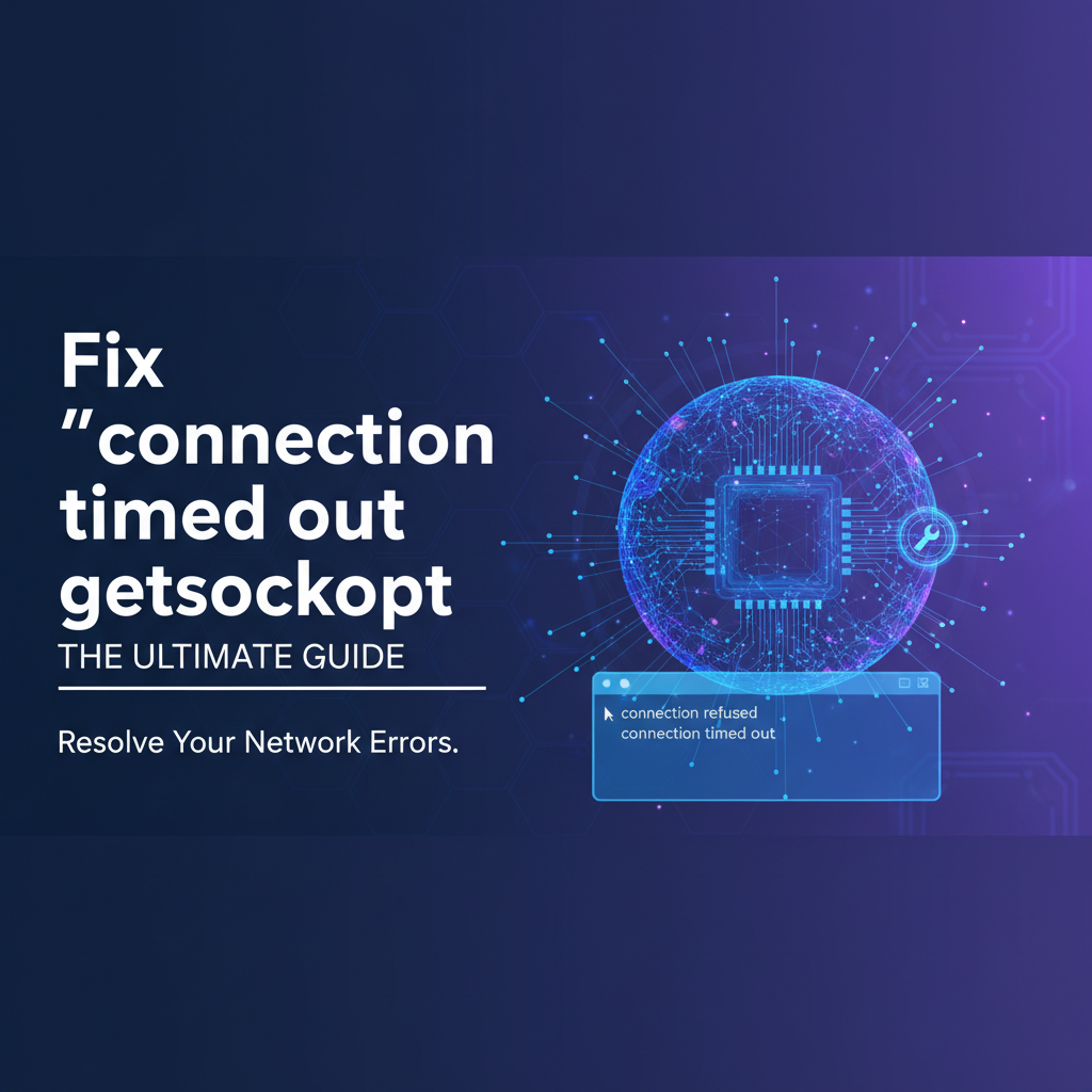 Fix 'connection timed out getsockopt': The Ultimate Guide
