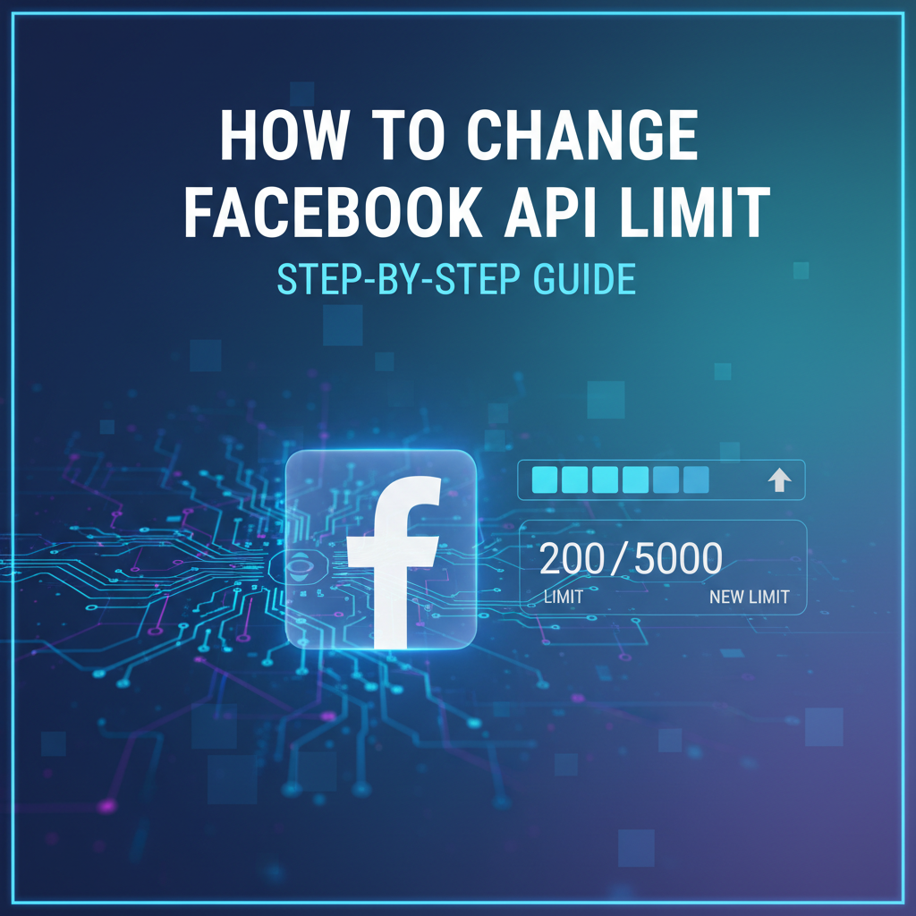 How to Change Facebook API Limit: Step-by-Step Guide