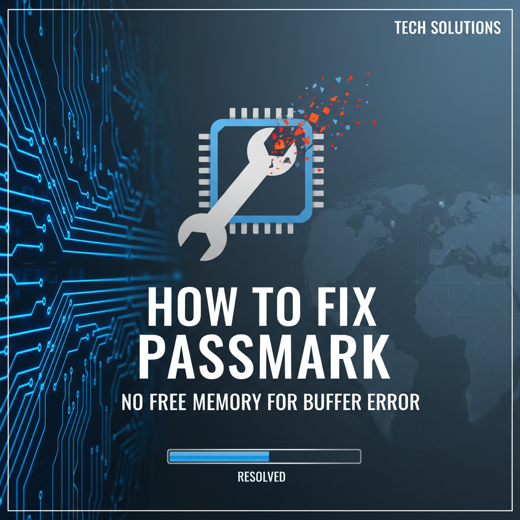 How to Fix Passmark No Free Memory for Buffer Error