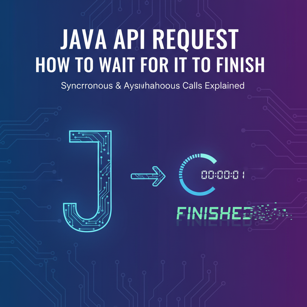 Java API Request: How to Wait for It to Finish