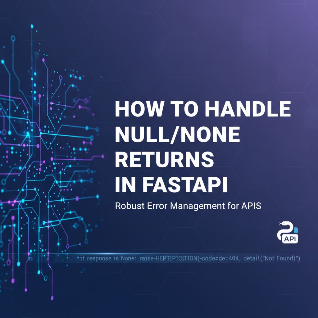How to Handle Null/None Returns in FastAPI
