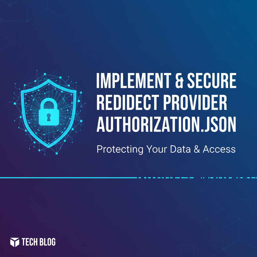 Implement & Secure Redirect Provider Authorization.json