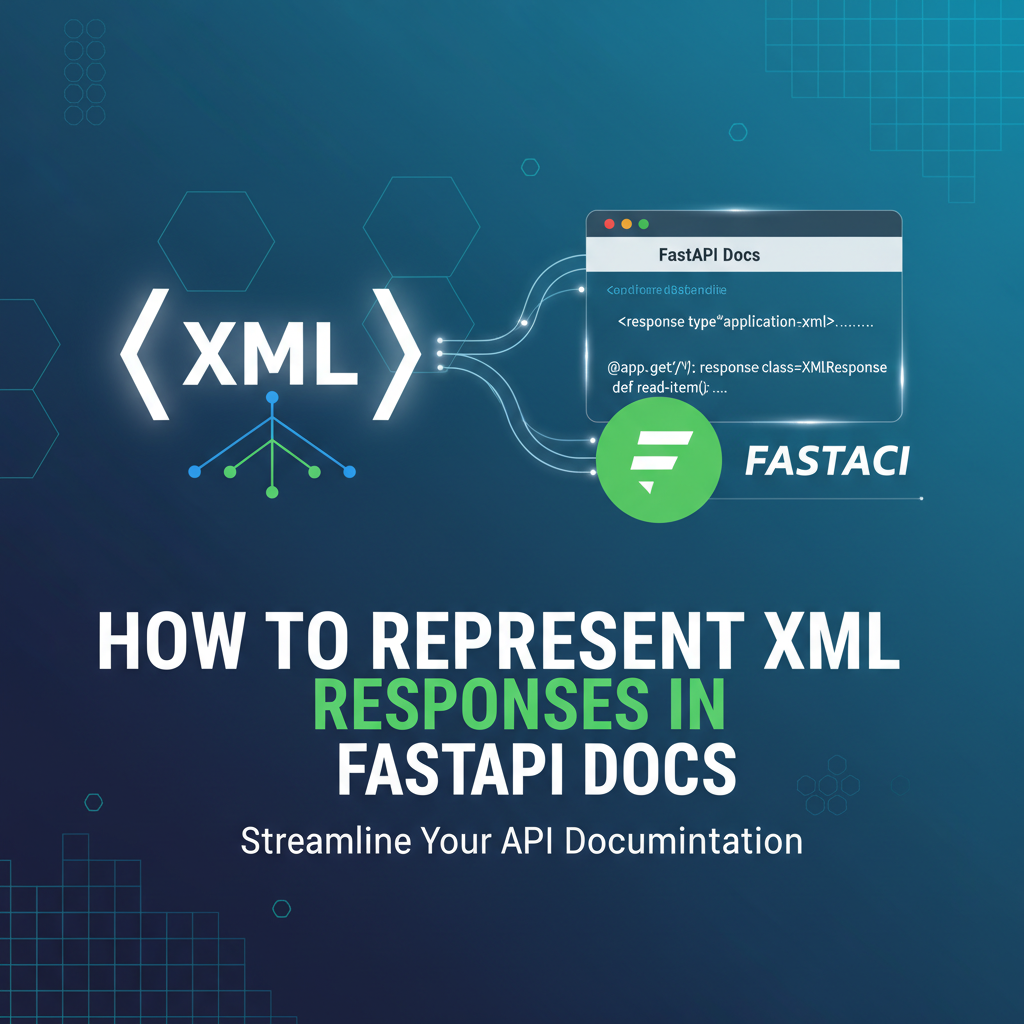 How to Represent XML Responses in FastAPI Docs