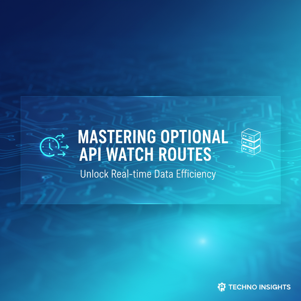 Mastering Optional API Watch Routes
