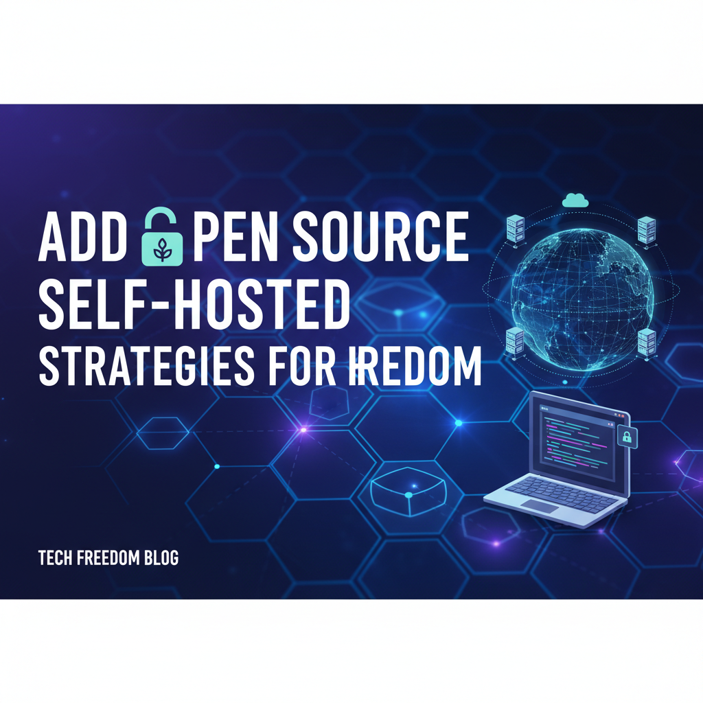 Add Open Source Self-Hosted: Strategies for Freedom