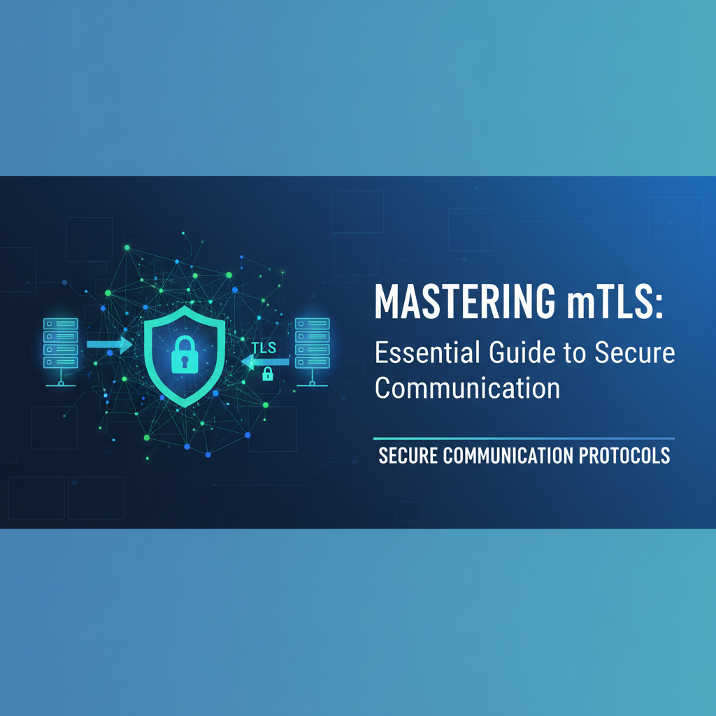 Mastering mTLS: Essential Guide to Secure Communication