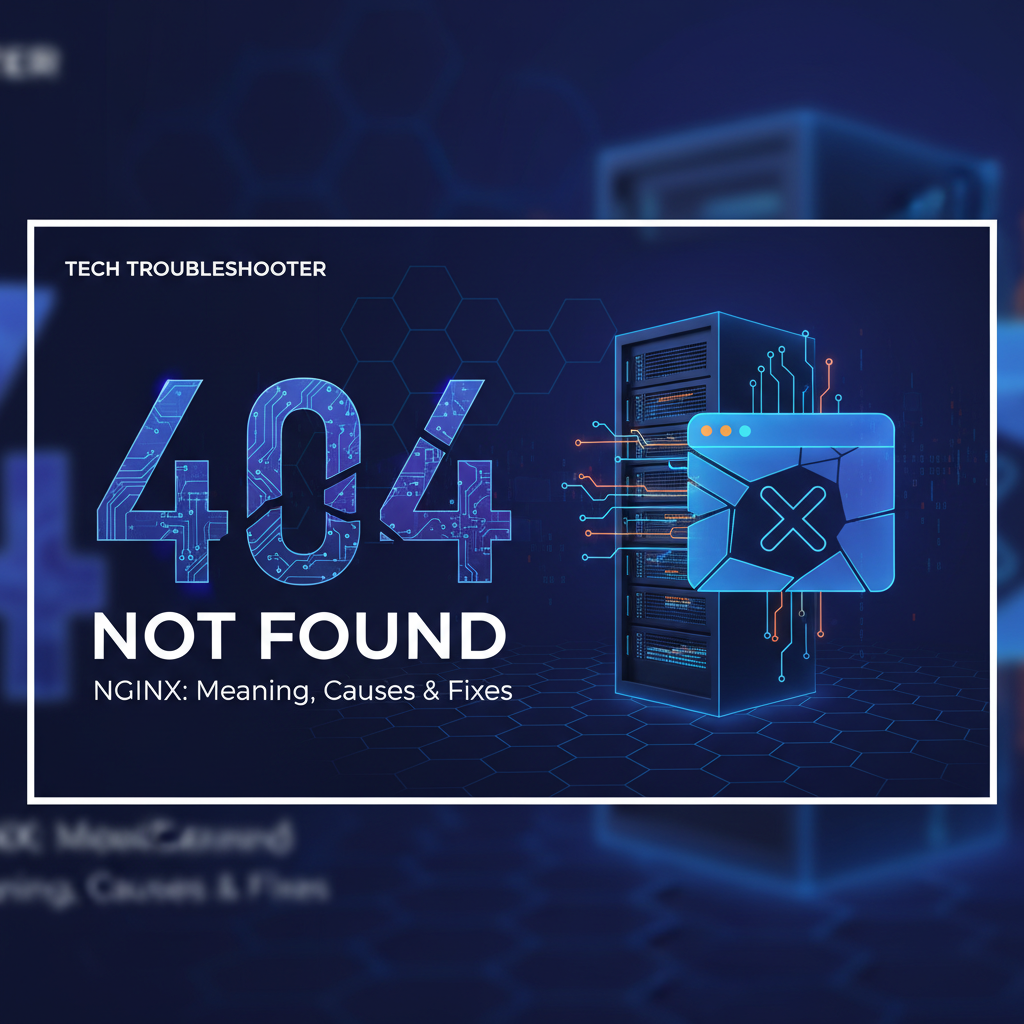 404 Not Found Nginx: Meaning, Causes & Fixes