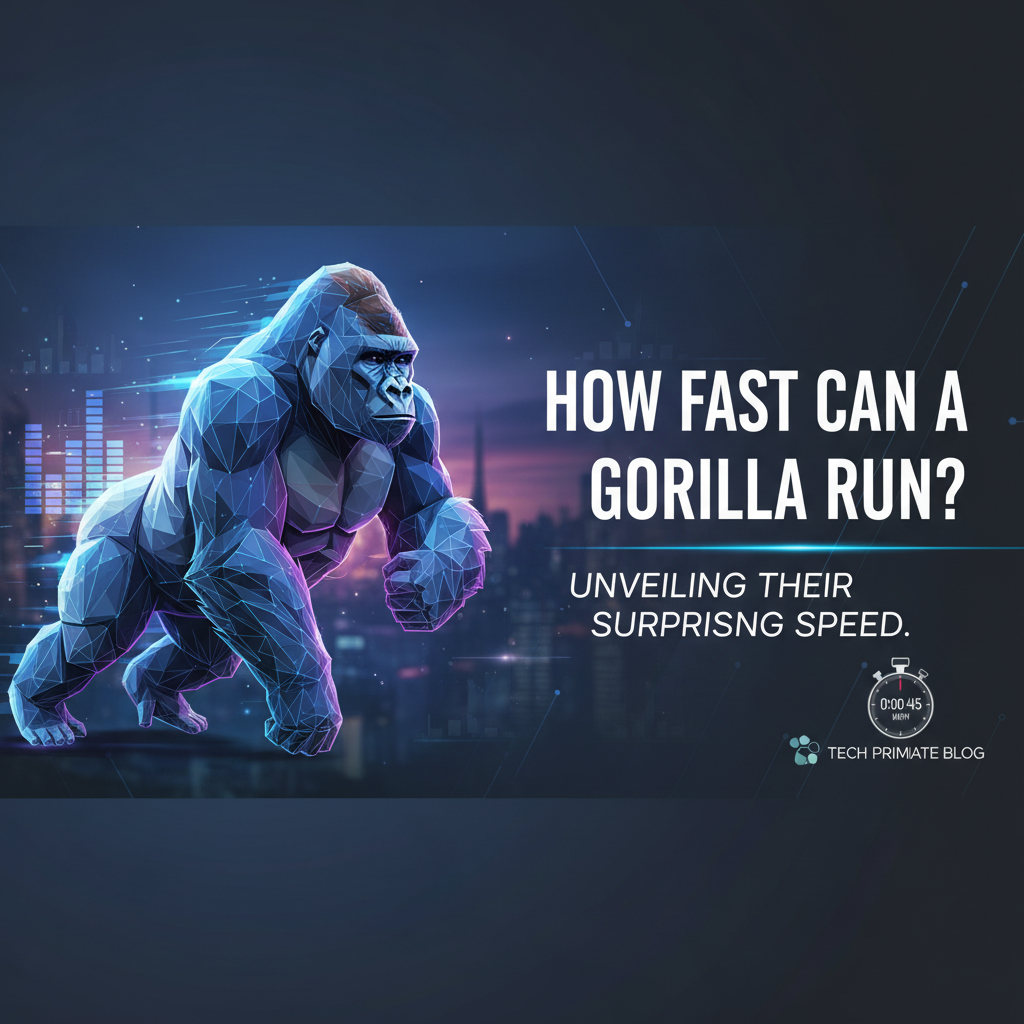 How Fast Can a Gorilla Run? Unveiling Their Surprising Speed