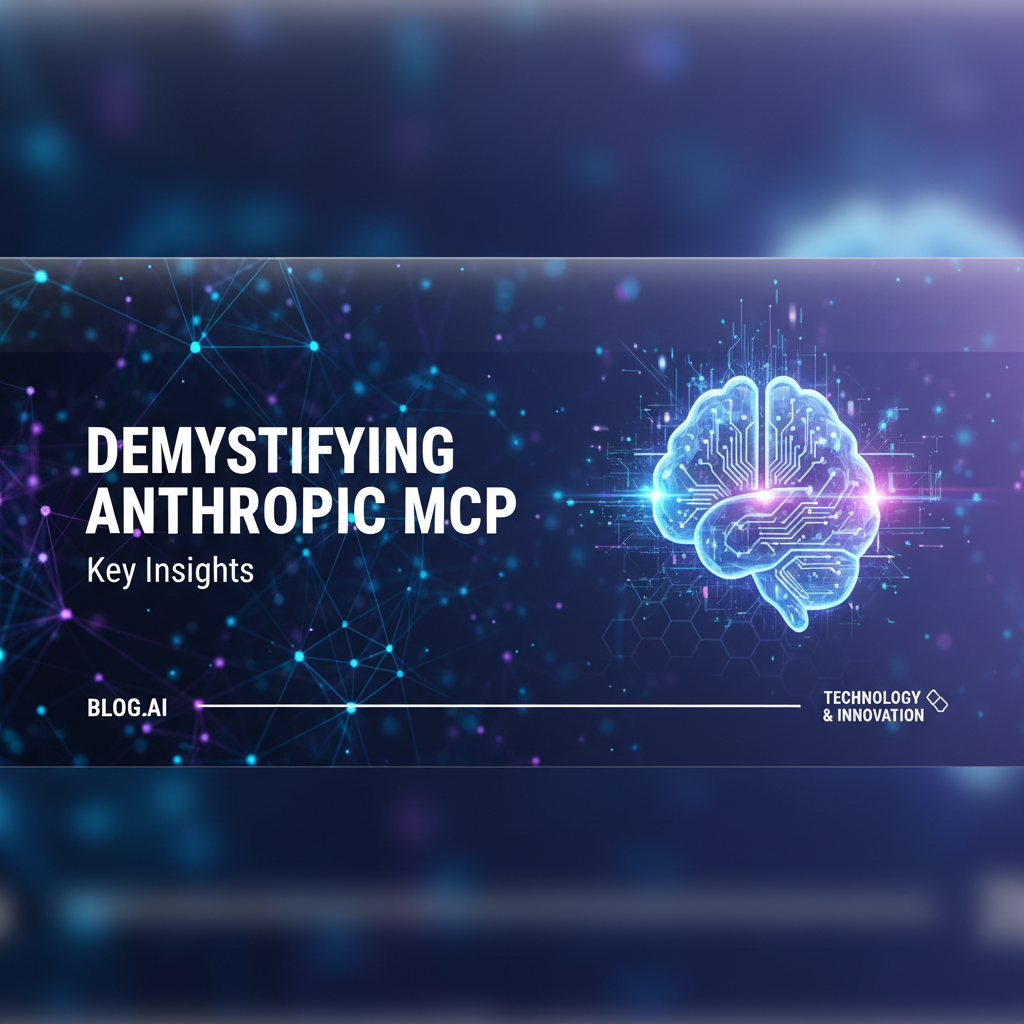 Demystifying Anthropic MCP: Key Insights