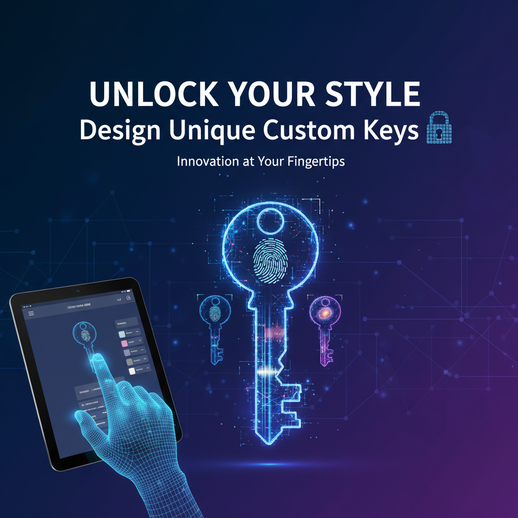 Unlock Your Style: Design Unique Custom Keys