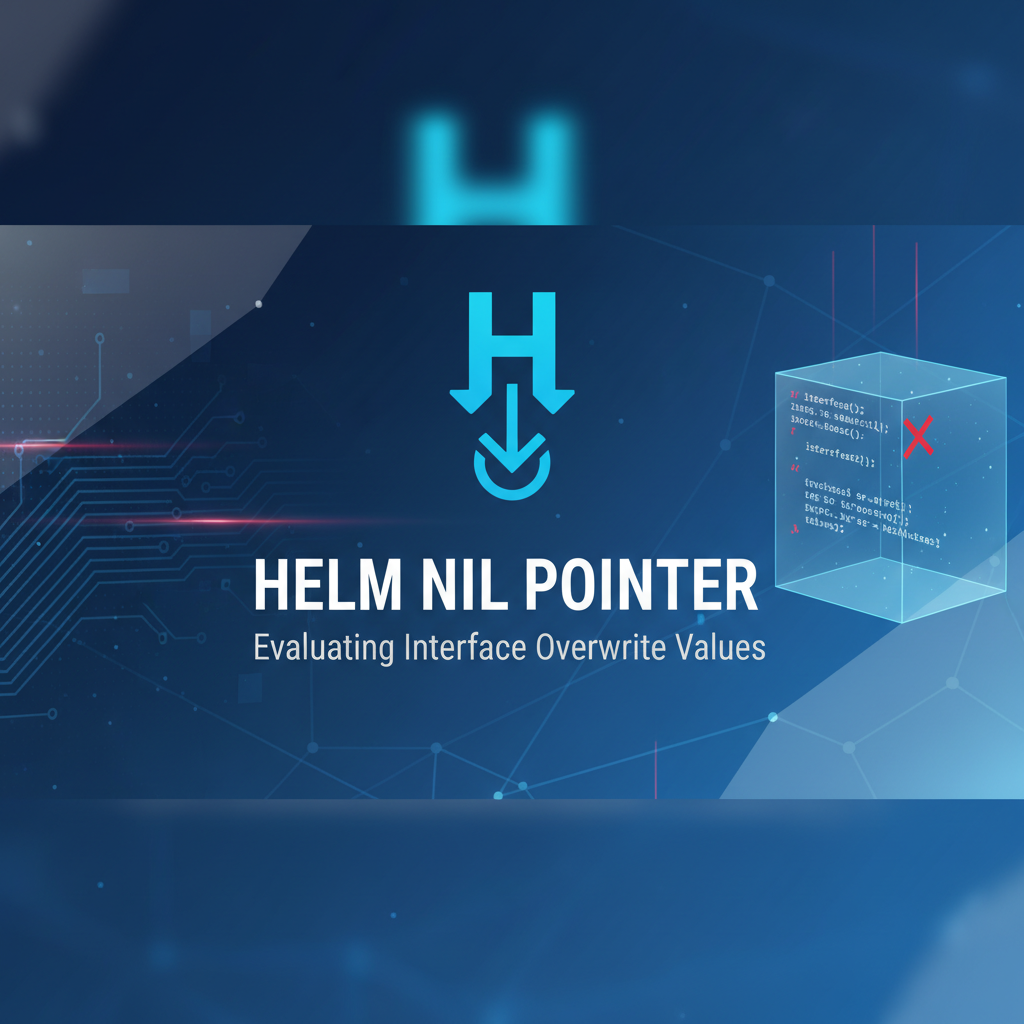 Helm Nil Pointer: Evaluating Interface Overwrite Values
