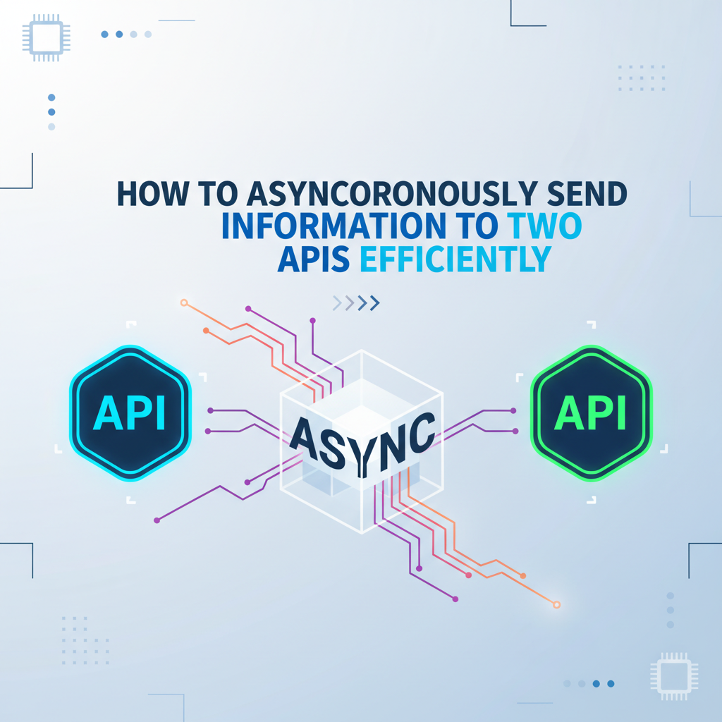 How to Asynchronously Send Information to Two APIs Efficiently