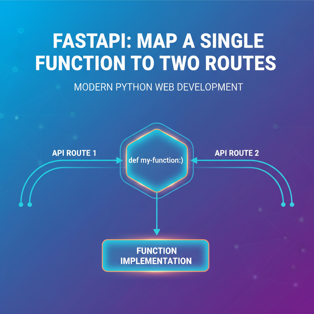 FastAPI: Map a Single Function to Two Routes