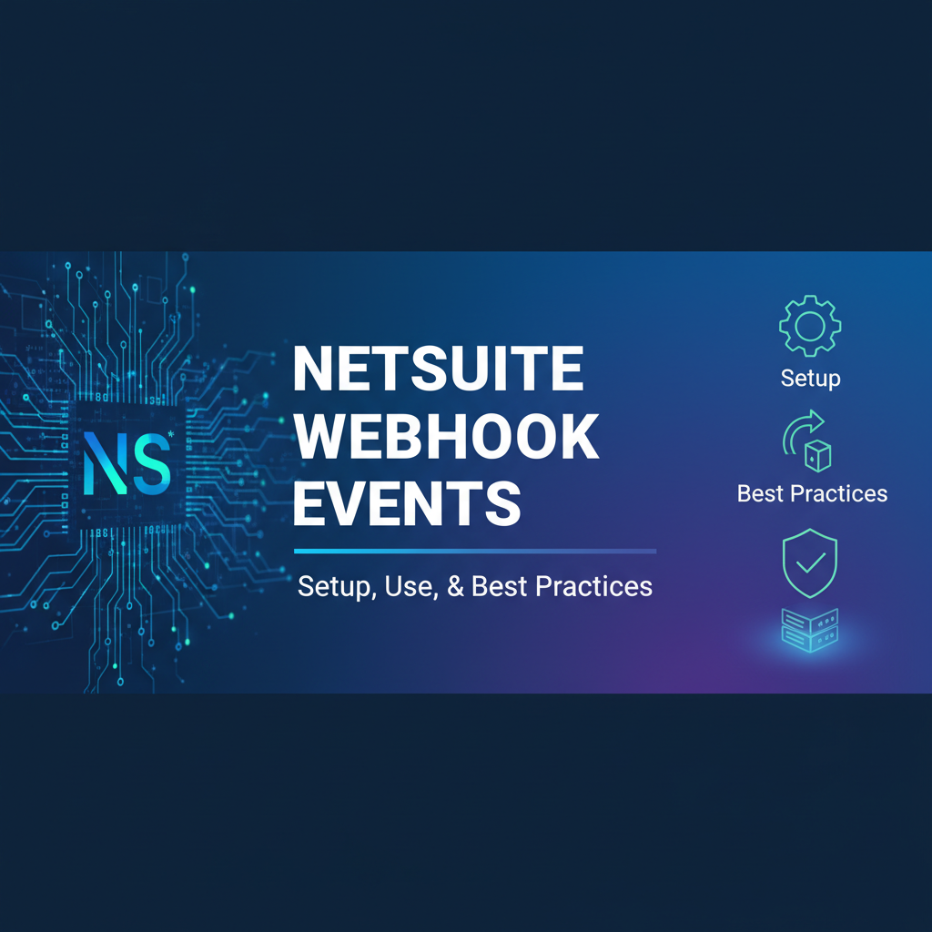 NetSuite Webhook Events: Setup, Use, & Best Practices
