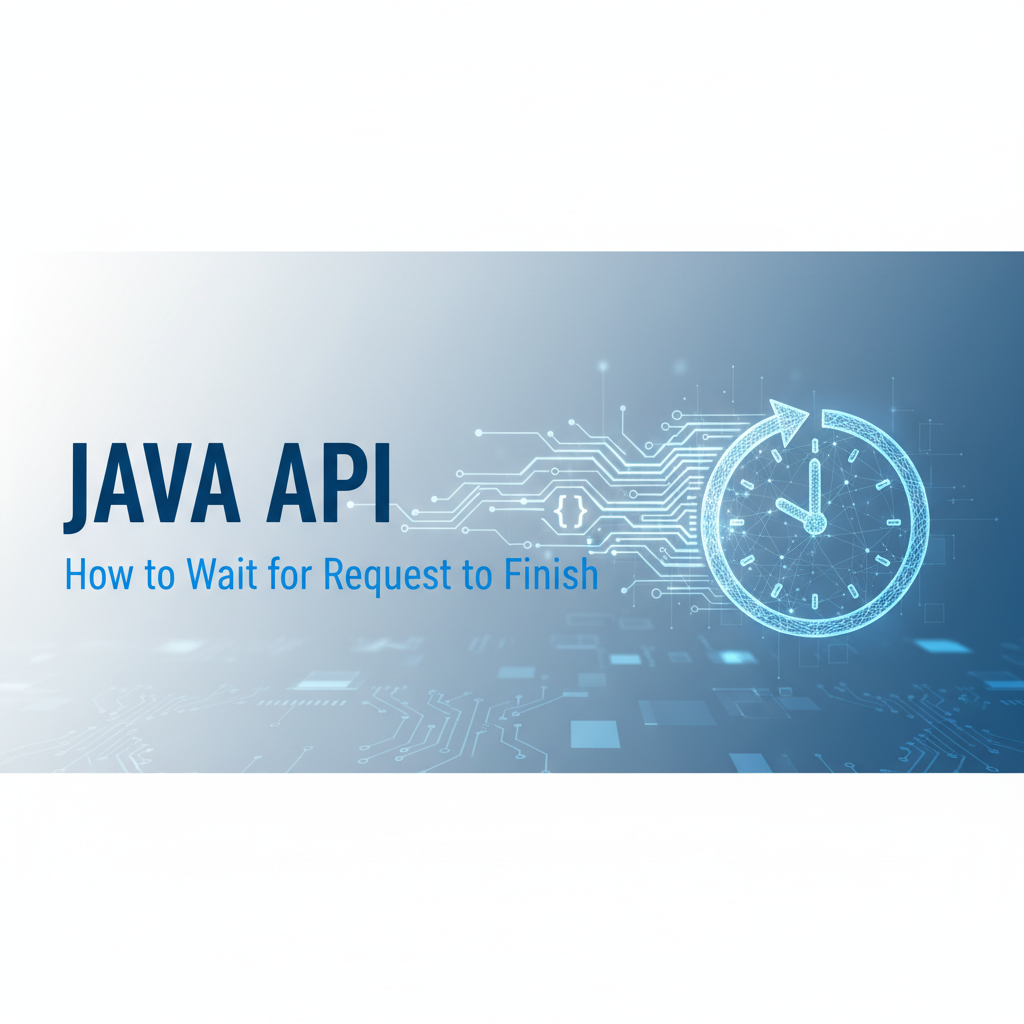Java API: How to Wait for Request to Finish