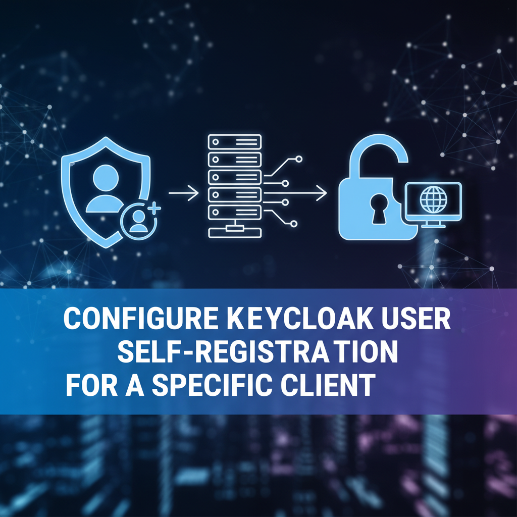 Configure Keycloak User Self-Registration for a Specific Client