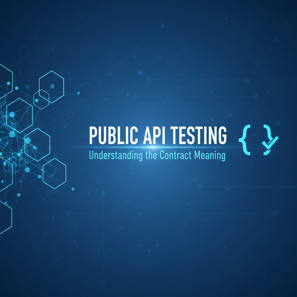 Public API Testing: Understanding the Contract Meaning