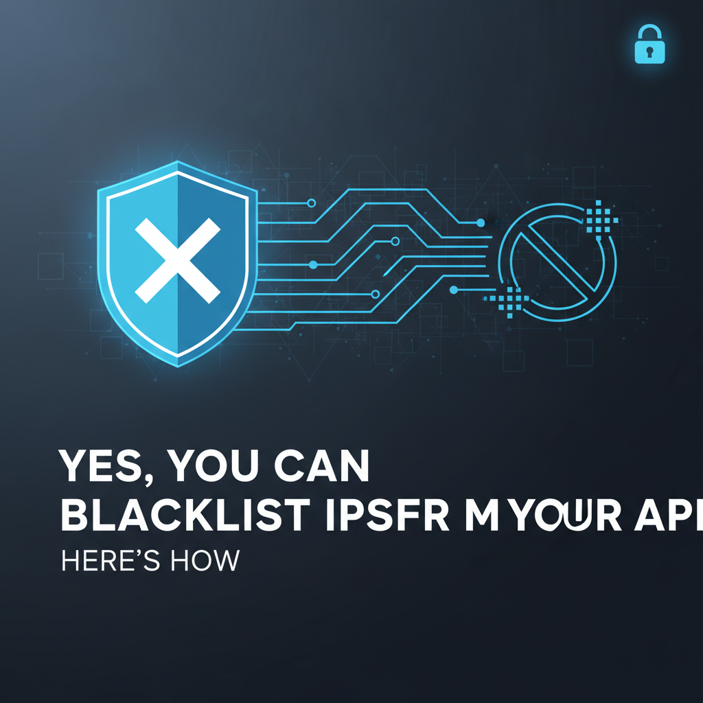 Yes, You Can Blacklist IPs from Your API: Here's How